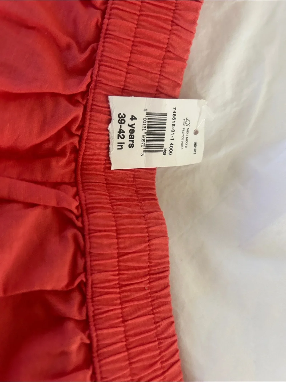 GAP Red Eyelet-Hem Wide-Leg Kids Bottoms